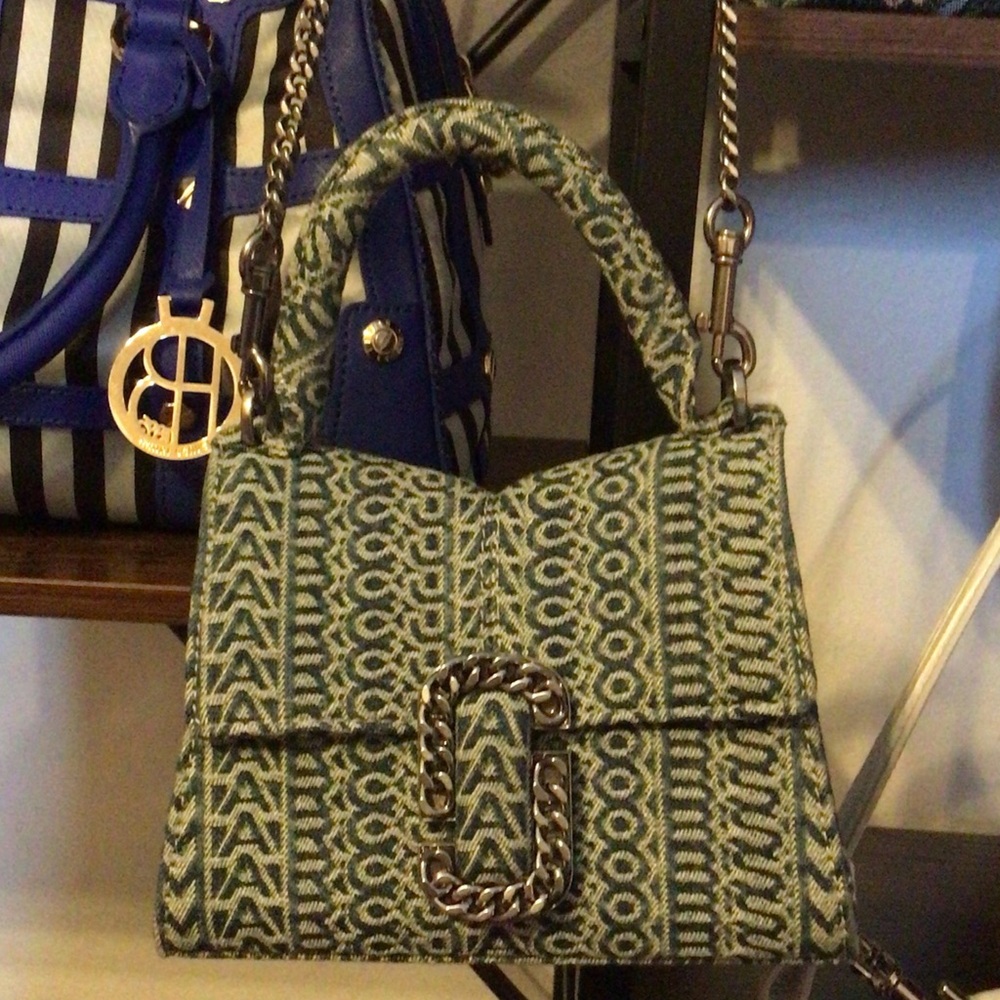 Marc Jacobs Denim Crossbody Bag with dust bag
